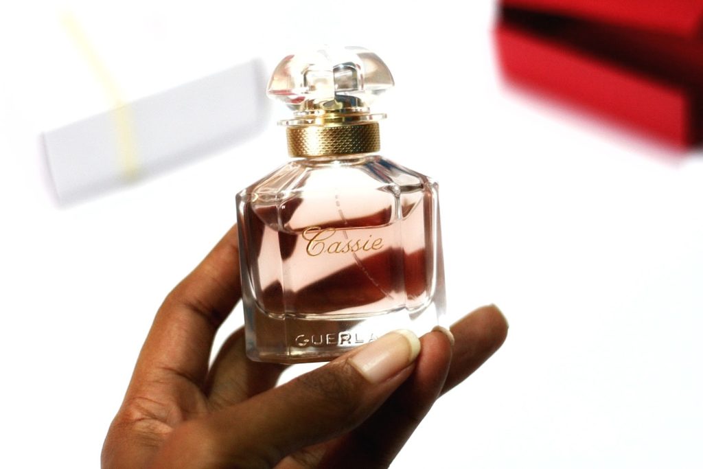 Mon Guerlain Perfume review, Mon guerlain customized 100ml perfume bottle 