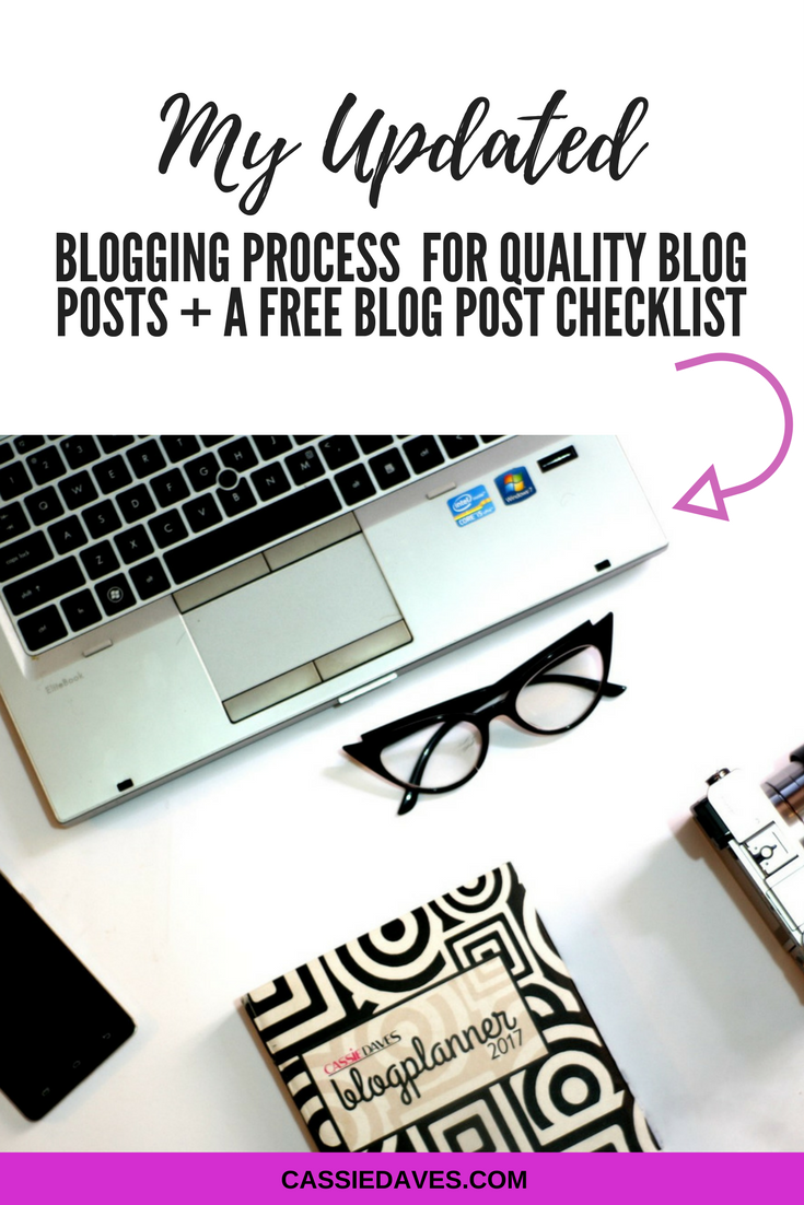 pintereste graphic image for my updated blogging process