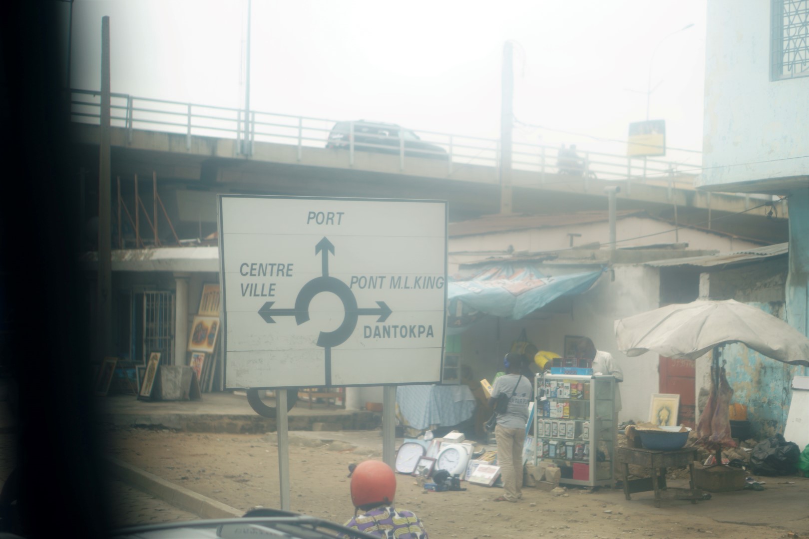 Sign post in togo