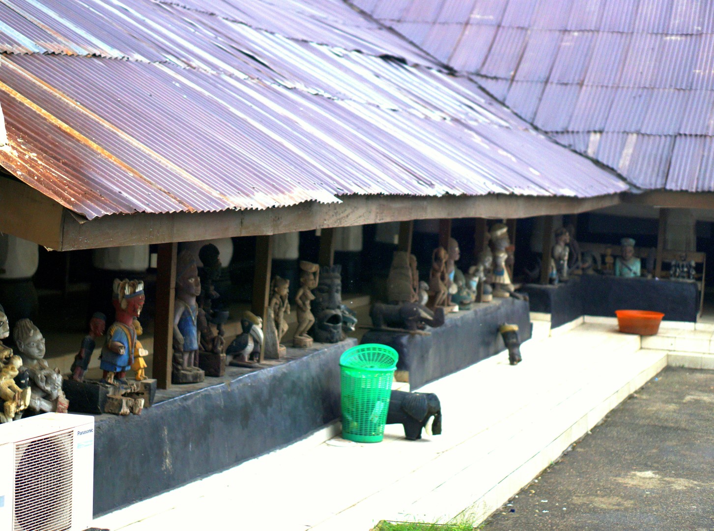 Deities at the Ake's palace in abeokuta