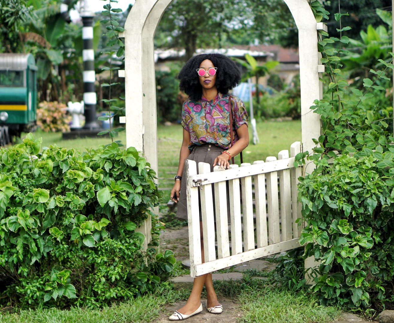 Nigerian lifestyle blogger cassie daves at the jaekel house lagos secret garden