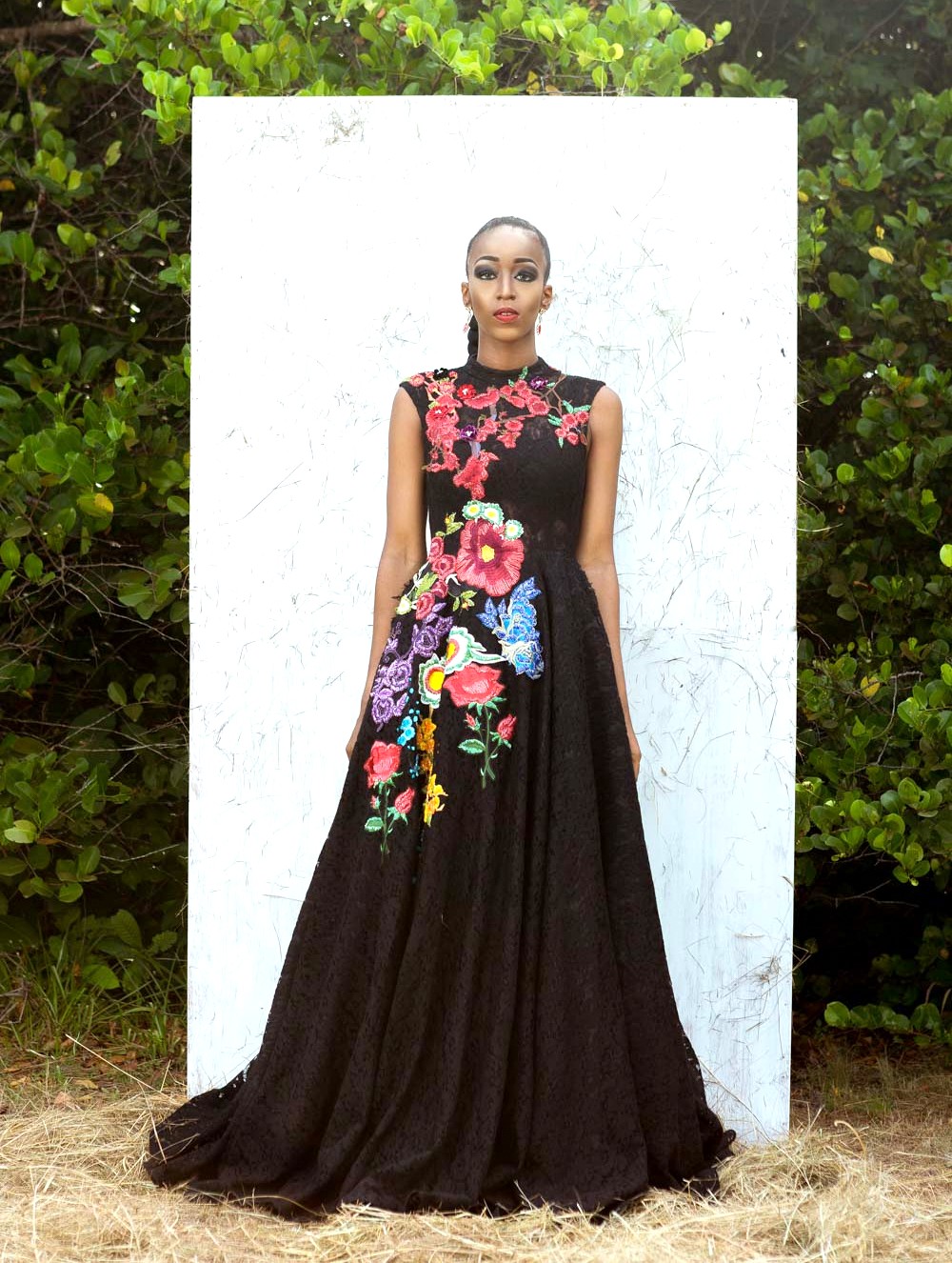 Cassie Daves for Nigerian fashion brand Moofa Designs