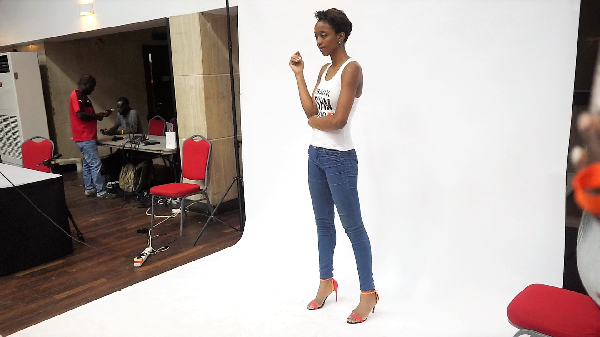 cassie daves at gtbank fashion weekend model casting