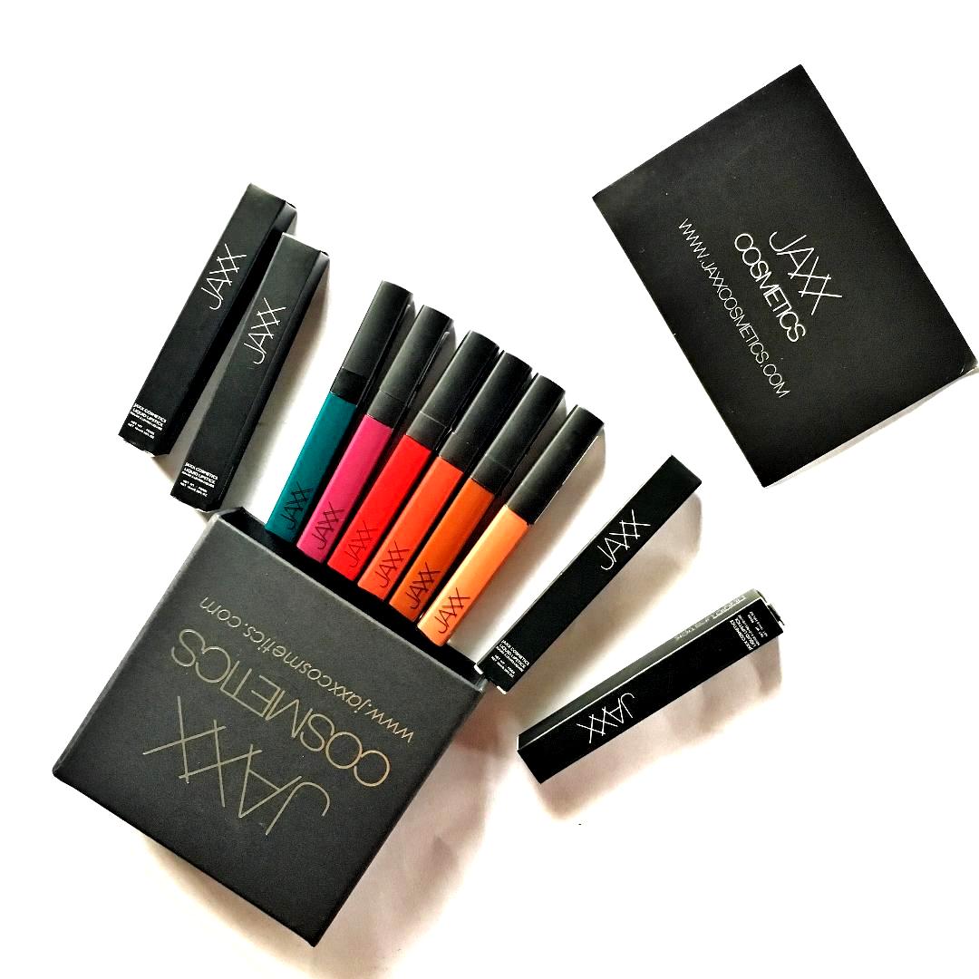 Jaxx cosmetics lipstick range unboxing