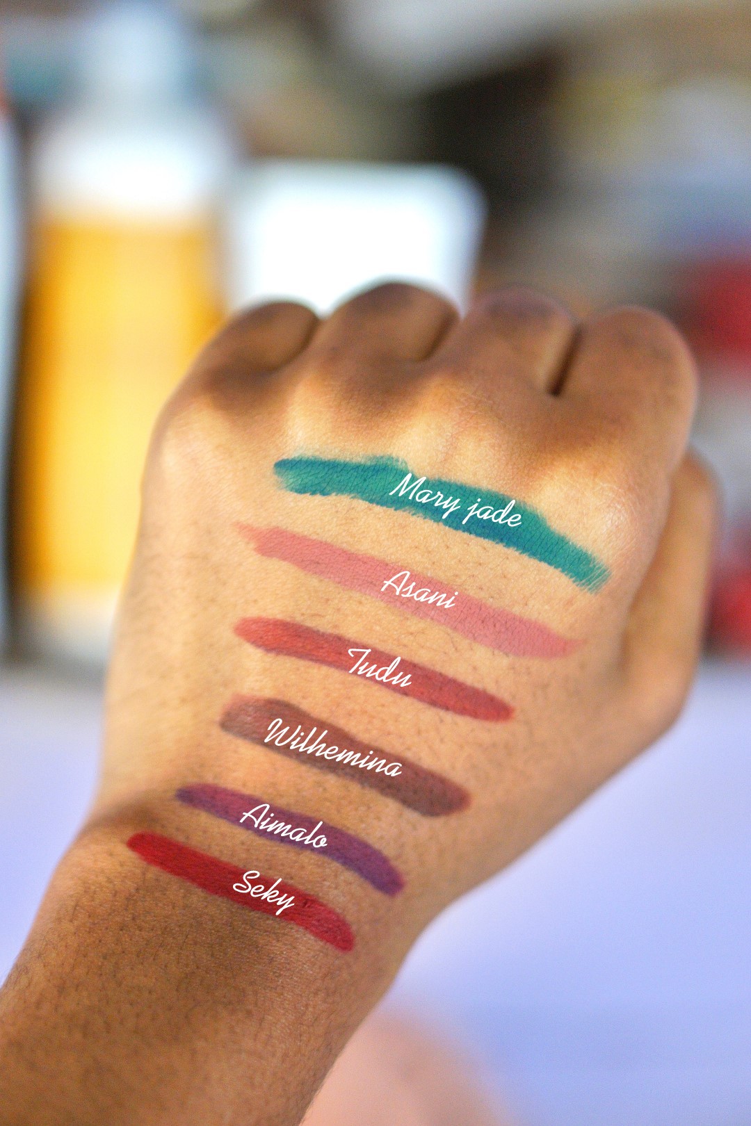 Jaxx cosmetics lipstick swatches