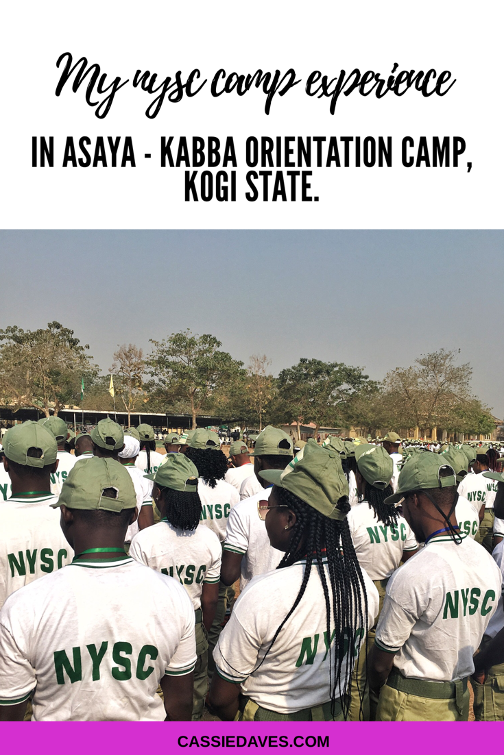 my nysc camp experience in asaya kabba kogi camp pinterest image.