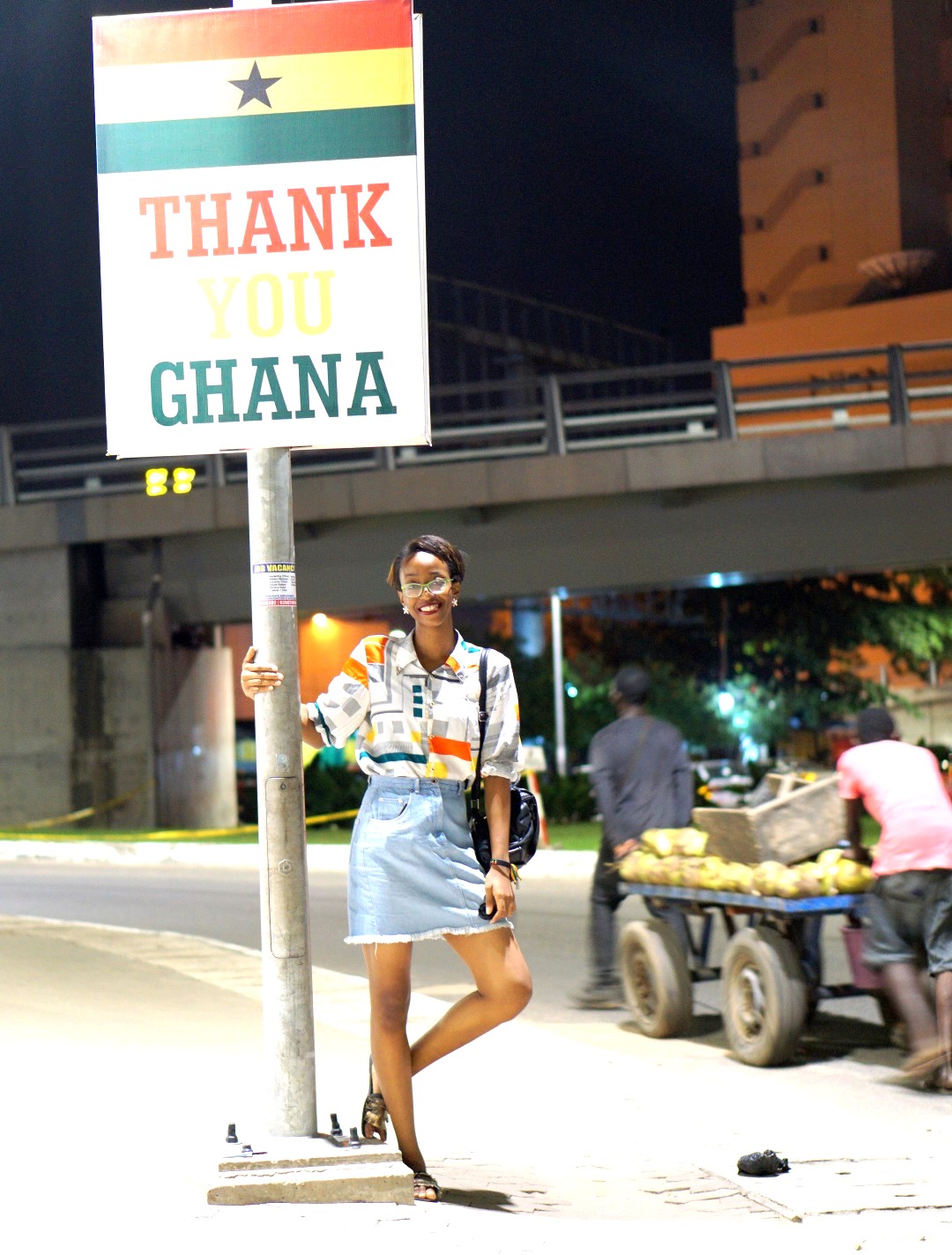 Cassie daves in Accra Ghana