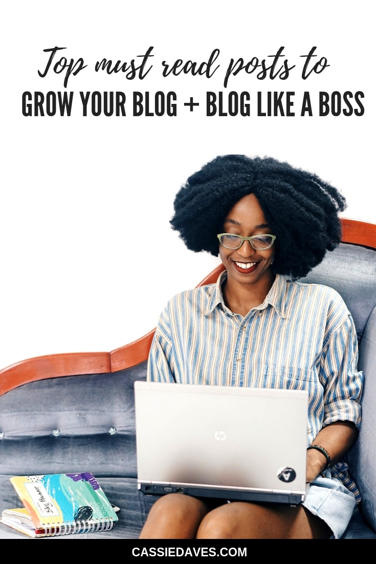 Pinterest graphic for blogging tips to help start and grow your blog.