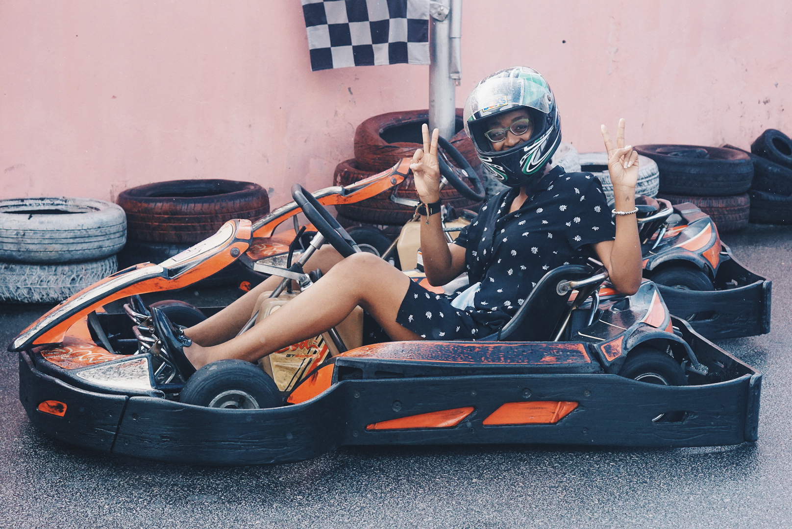 Cassie Daves Go Karting things to do in lagos