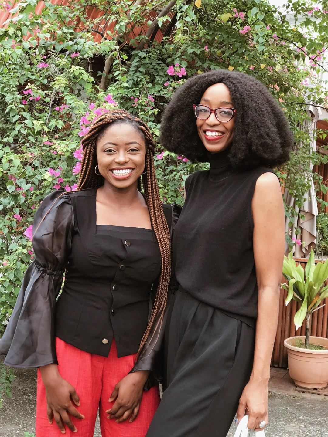 Cassie daves and nigerian blogger princess audu