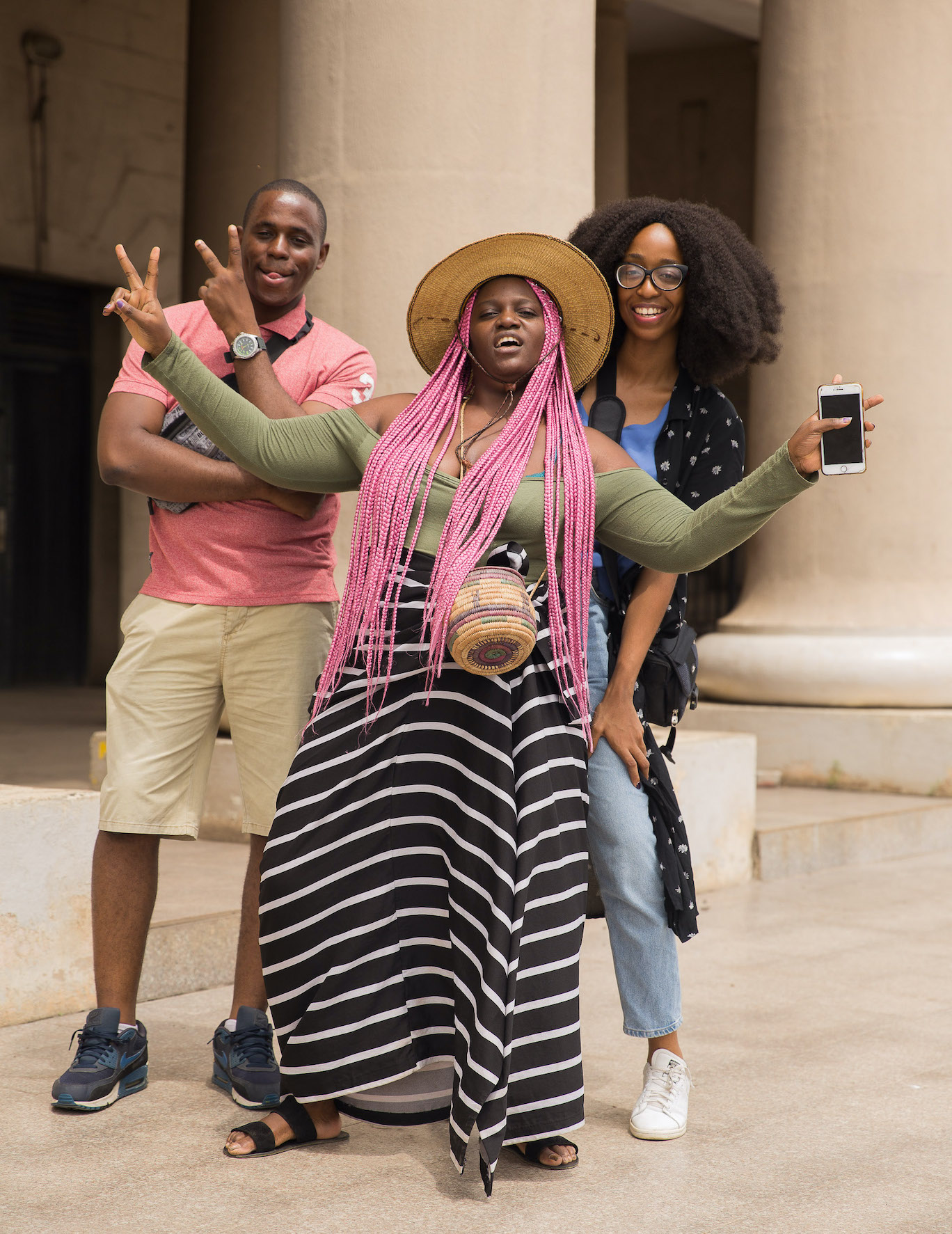 Nigerian travel and lifestyle blogger at Mapo hall Ibadan