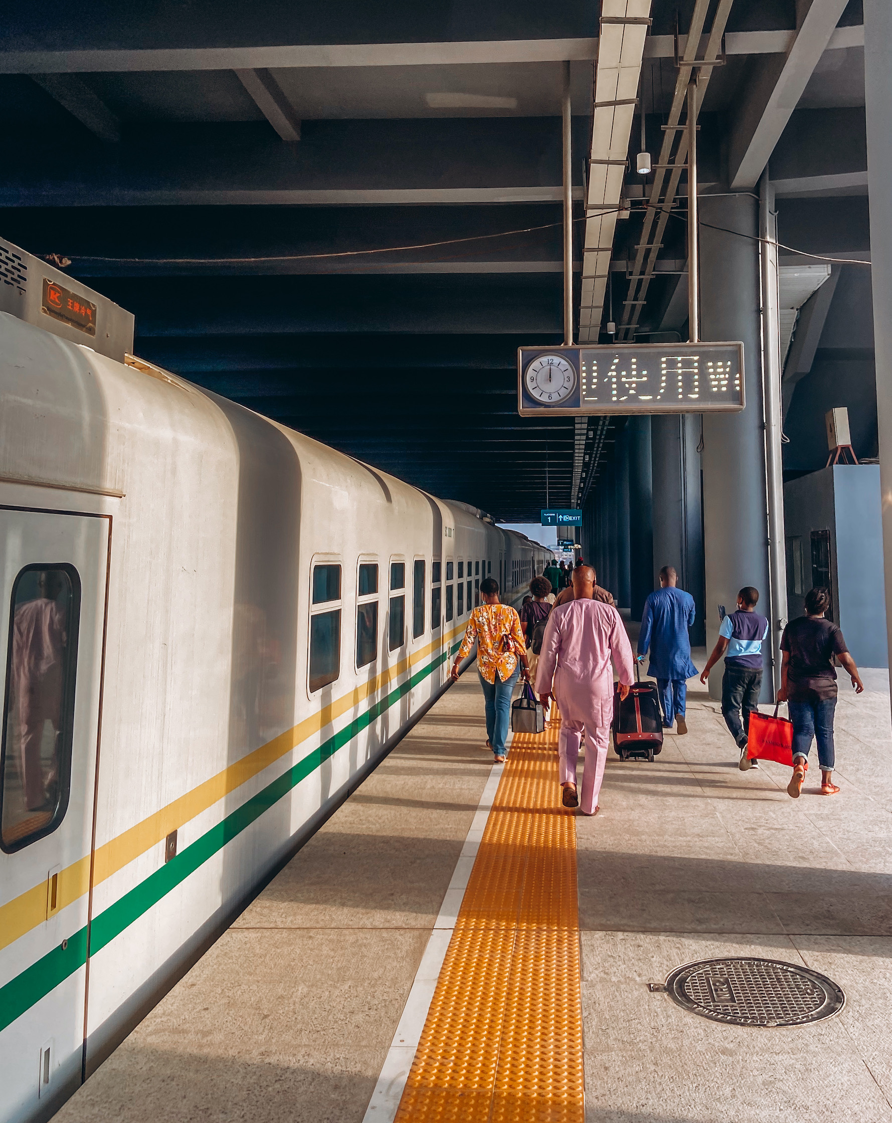 The new train station in Lagos