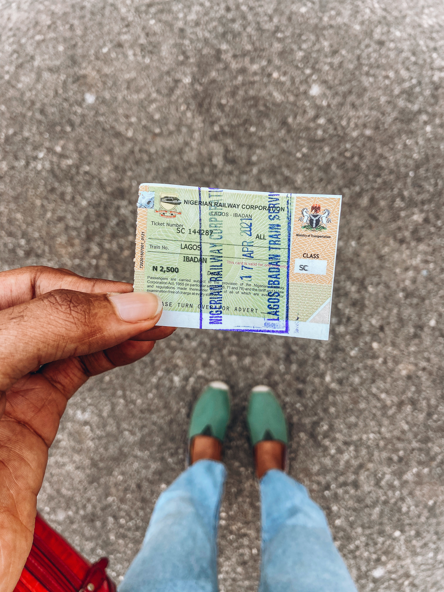 Train ticket from lagos to ibadan